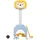Costway Basketballkorb Spielplatz gelb 180 x 150 cm