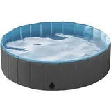 Yaheetech Hundepool Swimmingpool 100/120/140/160 x 30 cm, Hund Planschbecken Schwimmbecken Faltbarer Pool Badewanne Wasserbecken Klappbares