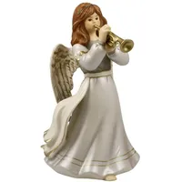 GOEBEL Engelfigur Andächtige Trompetenspielerin - Gloria Weihnachten