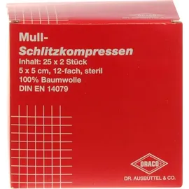 dr. ausbüttel gmbh & co. kg Schlitzkompressen Mull 5 x 5 cm 50 St.