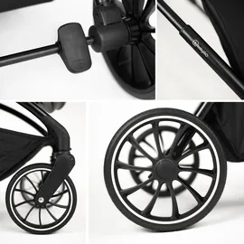 BabyGO 3in1 Kombikinderwagen Harmony black - Schwarz