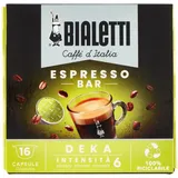 Bialetti Deka 16 Entkoffeinierte Kaffeekapseln Bialetti-System Kompatibel