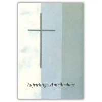 Bsb Trauerkarte zur Beerdigung - liebevolle Beileidskarten mit Umschlag