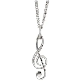 Jobo Anhänger Notenschlüssel Musik 585 Weißgold