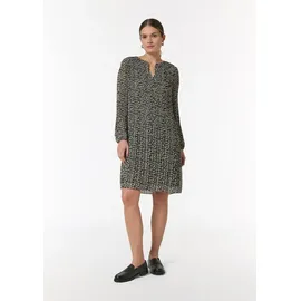 Comma, Minikleid Leo-Print Beige 42