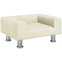 vidaXL Kindersofa vidaXL 50 x 40 x 26,5 cm Kiefer weiß