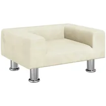 vidaXL Kindersofa vidaXL 50 x 40 x 26,5 cm Kiefer weiß