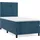 vidaXL Boxspringbett 90 x 200 cm Dunkelblau