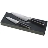 Echtwerk Damaszener Messer Set 2-tlg. Schwarz