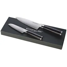 Echtwerk Damaszener Messer Set 2-tlg. Schwarz