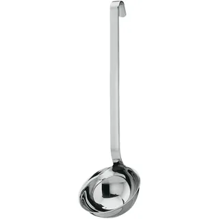 Rösle Schöpflöffel Hochwertige Schöpfkelle mit Hakengriff, Edelstahl 18/10, 7 cm