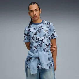 Puma Essentials Camo Tee blau M
