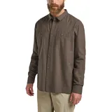 Jack Wolfskin Tarango Langarmhemd - Cold Coffee - L