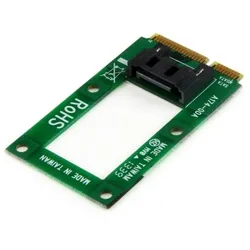 StarTech.com mSATA auf SATA Festplatten / SSD Adapter Mini zu Konverter Speicher-Controller 1 Sender/Kanal 6 GBps 6Gb/s