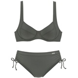 LASCANA Bügel-Bikini Damen oliv, Gr.44 Cup C,