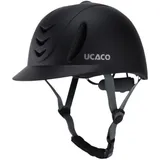 MagiDeal Hochwertiger Reithelm für Damen Und Herren, Individuell Anpassbar, Leicht Und Komfortabel, voll schwarz