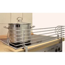 Haushalt Herdschutzgitter 60 cm Verchromt 60 x 18,5 x 14 cm Silber