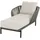 Hartman Arezzo Liegestuhl 70 x 163 x 93 cm schwarz/grün