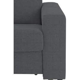 Home Affaire Schlafsofa »Roma Matratzenhöhe 14 cm« Dauerschlaffunktion, mit Unterfederung, Lattenrost, Matratze grau