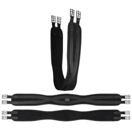 Equinate Langgurt Sattelgurt 130 cm M Schwarz