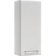 Saphir Hängeschrank SAPHIR "Quickset 376 Wand-Badschrank mit 1 Tür und 2 Einlegeböden", weiß, B:30cm H:70cm T:20cm, Holzwerkstoff, Schränke, Hängeschrank, Badezimmer-Hängeschrank, 30 cm breit, inkl. Türdämpfer, Weiß Hochglanz