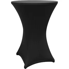 Lumaland Stehtischhusse Schwarz 80-85 cm