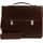 Buckle & Seam Notes Briefcase (14.17"), Notebooktasche, Braun