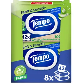 Tempo Sanft & Sensitiv feuchte Toilettentücher 84 St.