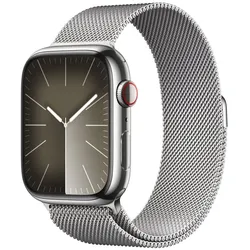 Apple Watch Series 9 Edelstahl Silber