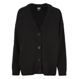URBAN CLASSICS Strickjacke Urban Classics Schwarz S