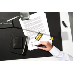 Post-it® Index Haftmarker gelb "Unterschrift" 50 Streifen