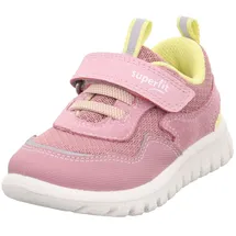 superfit SPORT7 Mini Sneaker, ROSA/GELB 5500, 34 EU