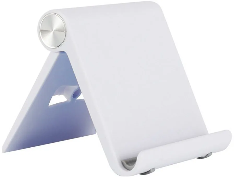 Lubgitsr Handy Ständer Faltbar 1 Stück, Verstellbarer Handy Halterung Smartphone-Halterung, (1-tlg) weiß