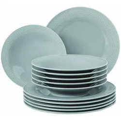 Seltmann Weiden Beat Color Glaze Tafelservice 12-teilig - Arktisblau