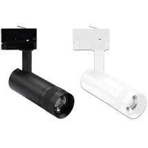 Fiai IsoLED 3-Phasen LED Schienen-Strahler fokussierbar 20°-55° weiß matt ISO-114991