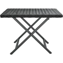 vidaXL Klapptisch Schwarz