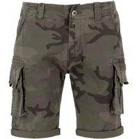 Alpha Industries Crew Short Camo Short für Herren dark olive Camo