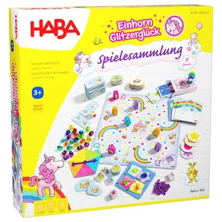 HABA Einhorn Glitzerglück Spielesammlung