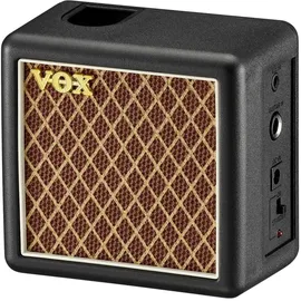 Vox amPlug2 Mini Cabinet, Lautsprecherbox für VOX amPlug2 Kopfhörerverstärker, Verstärker-Lautsprecher für E-Gitarre und Bass, Schwarz