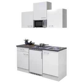 Flex-Well Küchenzeile Lucca 150 cm Weiß