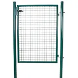 Attas Gartentor Gartentor Gartentür Hoftor Gartenpforte verzinkt & pulverbeschichtet grün 100 cm x 125 cm