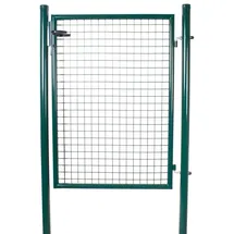 Attas Gartentor Gartentor Gartentür Hoftor Gartenpforte verzinkt & pulverbeschichtet grün 100 cm x 125 cm