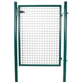 Attas Gartentor Gartentor Gartentür Hoftor Gartenpforte verzinkt & pulverbeschichtet grün 100 cm x 125 cm