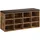 VASAGLE Schuhbank 104 x 48 x 30,3 cm vintage braun / braun