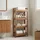 vidaXL Badregal Natur 45 x 30 x 97 cm Massivholz Teak