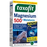 taxofit Magnesium 500 Nacht + Melatonin Tabletten