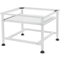 ML-Design Waschmaschinen-Untergestell Ausziehbarer Ablage Weiß 62,5x53,5x45 cm