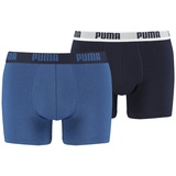 Puma Basic Boxershorts true blue L 2er Pack