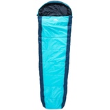 Trespass Echotec, Blue, Wasserdichter Vier Jahreszeiten Comfortable Mummy Camping Overnight Schlafsack, Blau, Large