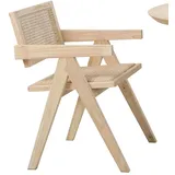 SIT »Maria« Rattan Armlehnstuhl natur 52x78x58 cm
